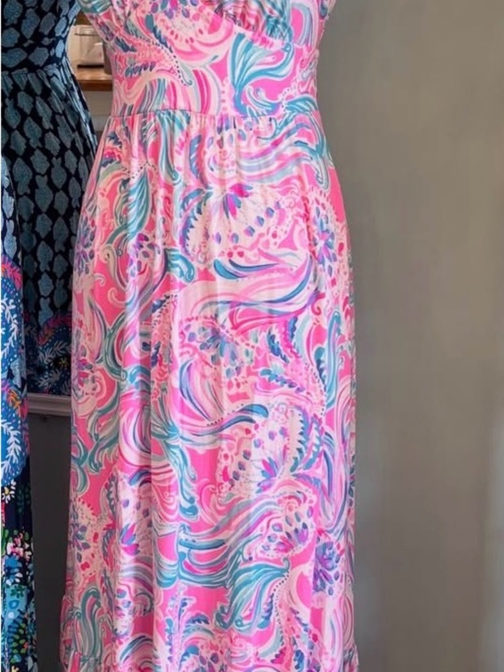 Lily Pulitzer Maxi Dress. Size 6. Like new! Ready for Fall with Denim.